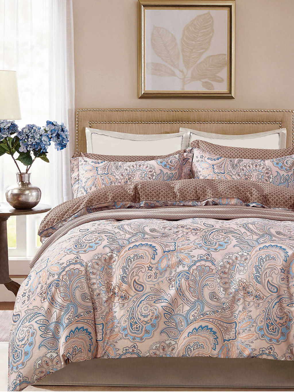 Постельное белье сатин элит молния - Версаль 2 сп. с прост.на резинке (нав.70х70)