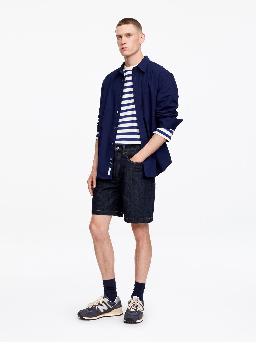Pantalones cortos denim relaxed fit - H&m фото 6
