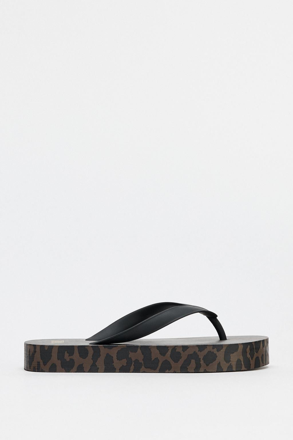 ANIMAL PRINT SANDALS - Zara фото 4