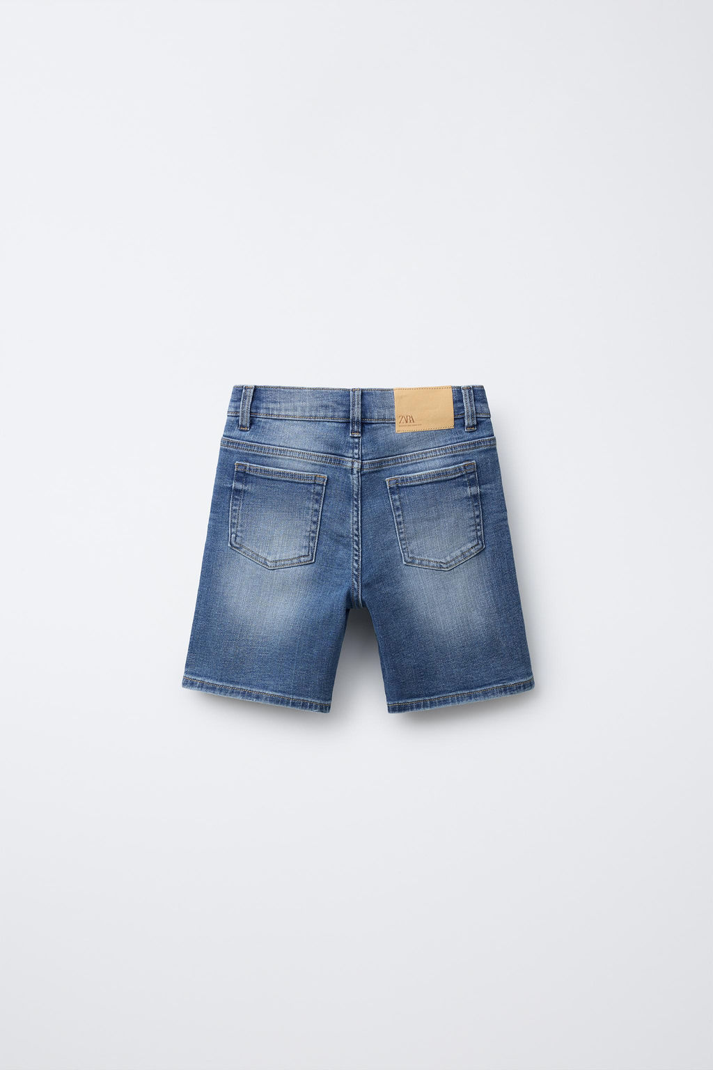 STRAIGHT DENIM BERMUDA SHORTS - Zara фото 2