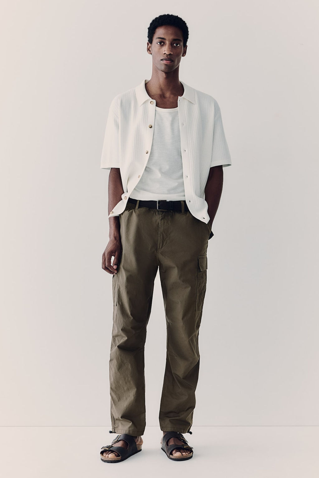 Pantalon cargo de ripstop Regular Fit