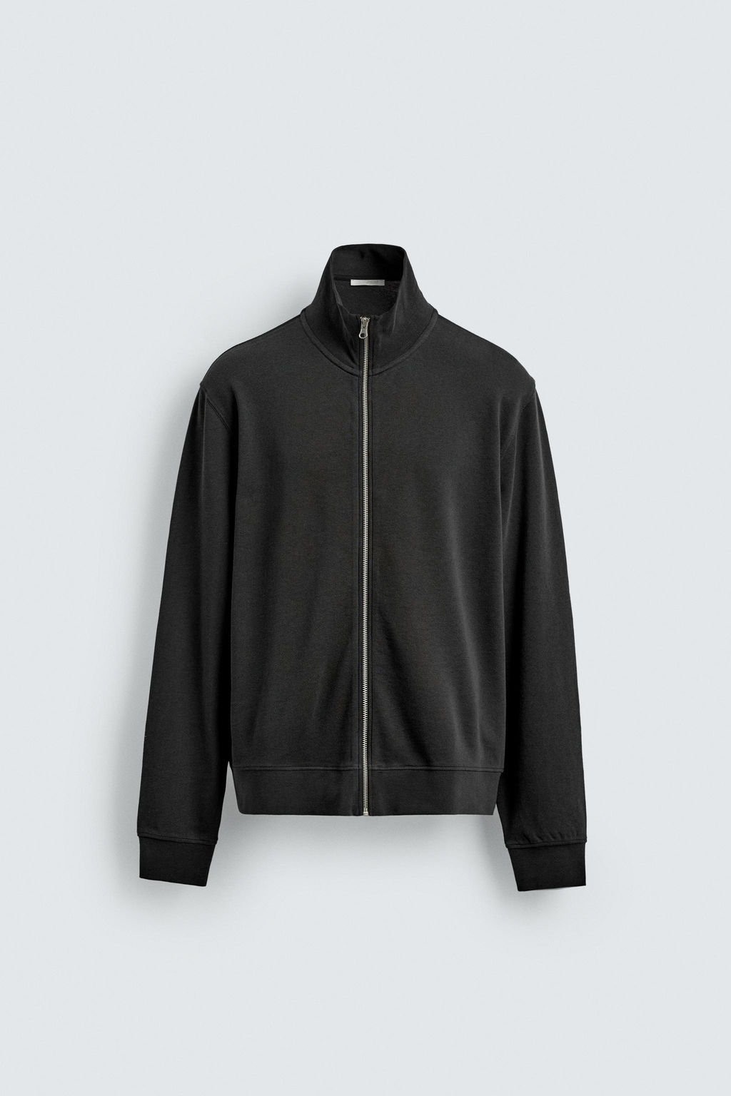 SUDADERA REGULAR FIT CREMALLERA / Gris antracita - Zara фото 8