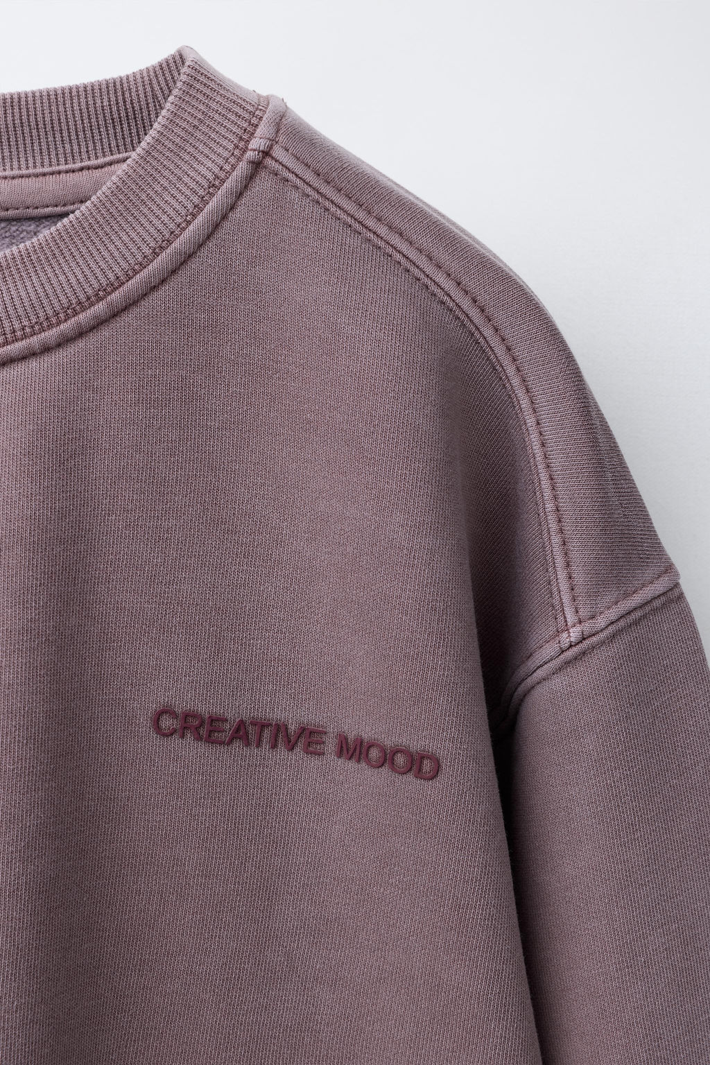 FADED-EFFECT SLOGAN SWEATSHIRT - Zara фото 3