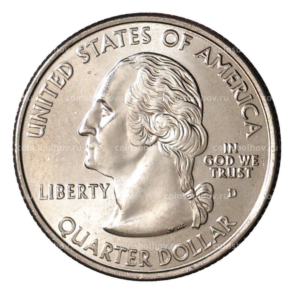 25 центов (1/4 доллара) 2008 года D США Штаты и территории  Нью-Мехико