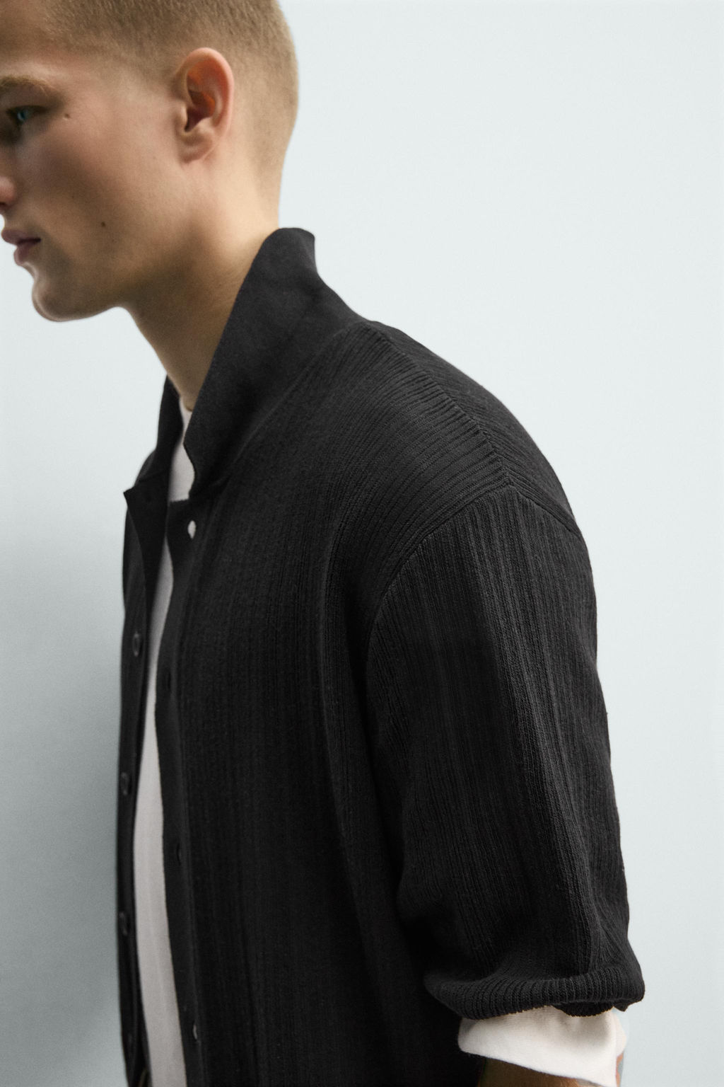 TEXTURED KNIT SHIRT - Zara фото 6