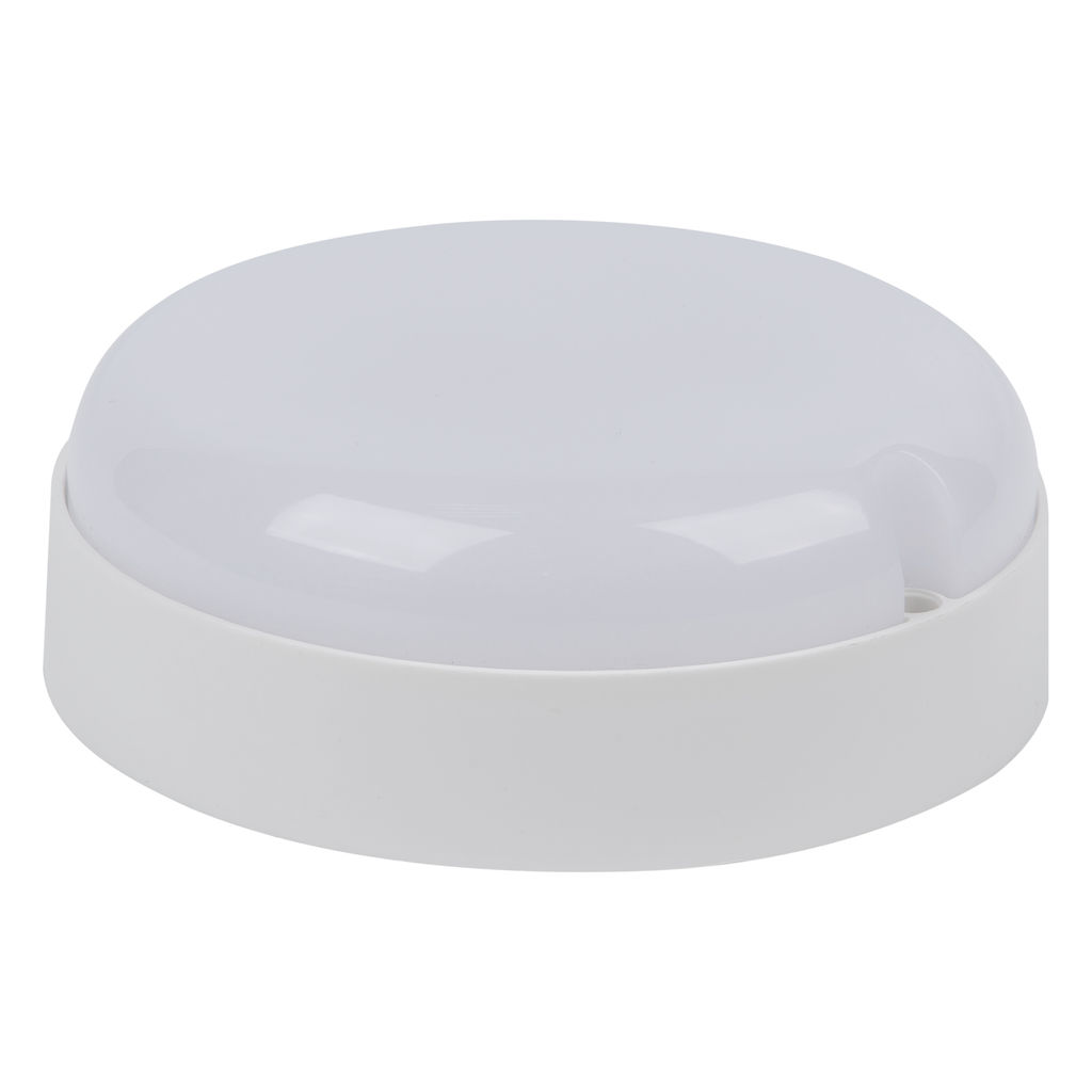 ULW-Q243 12W/6500К/NL SENSOR IP65 WHITE Светильник светодиодный влагозащищенный, с датчиком освещенности и движения. Дежурный/основной режимы. Круг. Дневной свет(6500K). Диаметр 135мм. Белый. ТМ Volpe