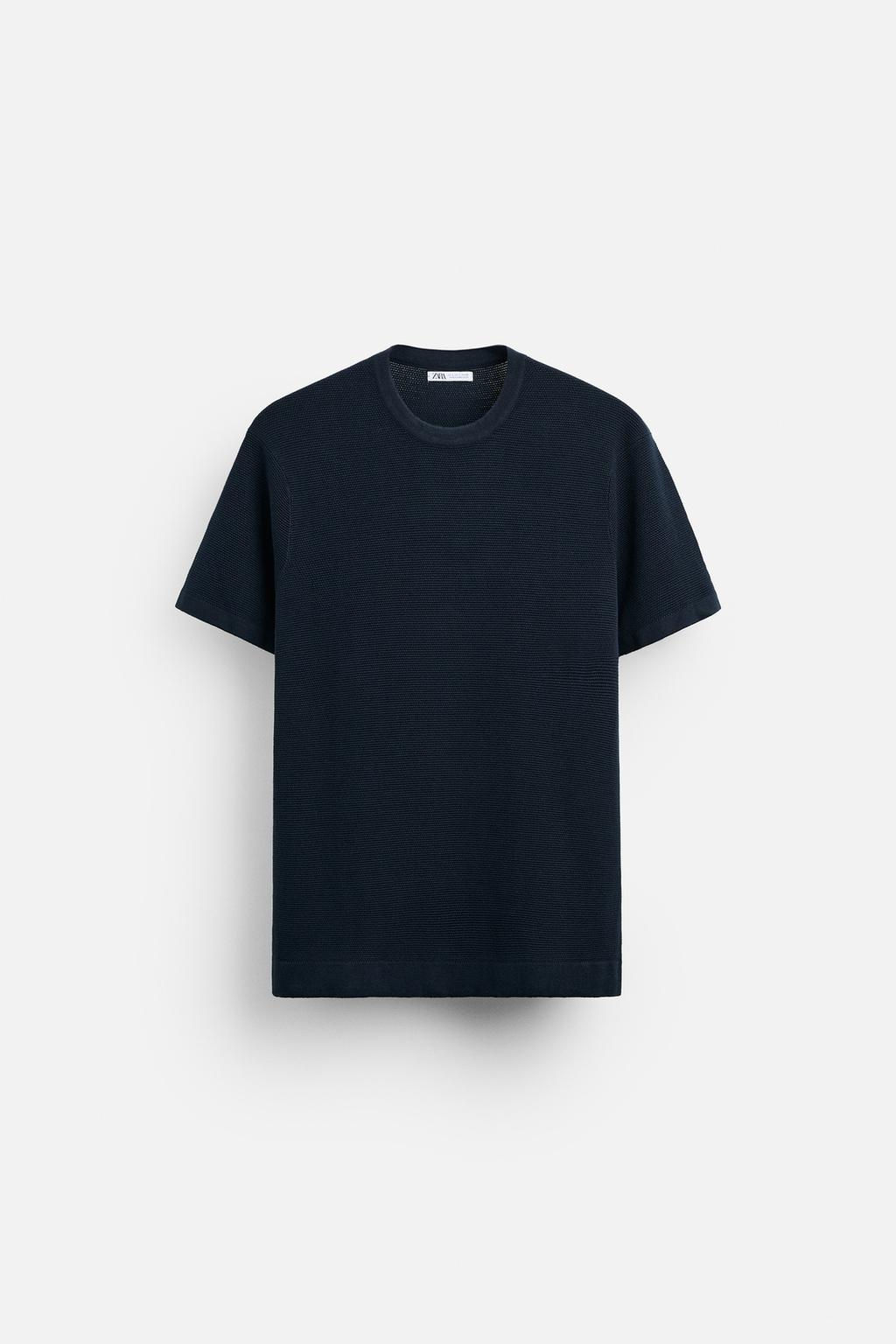 BASIC KNIT T-SHIRT - Zara фото 42