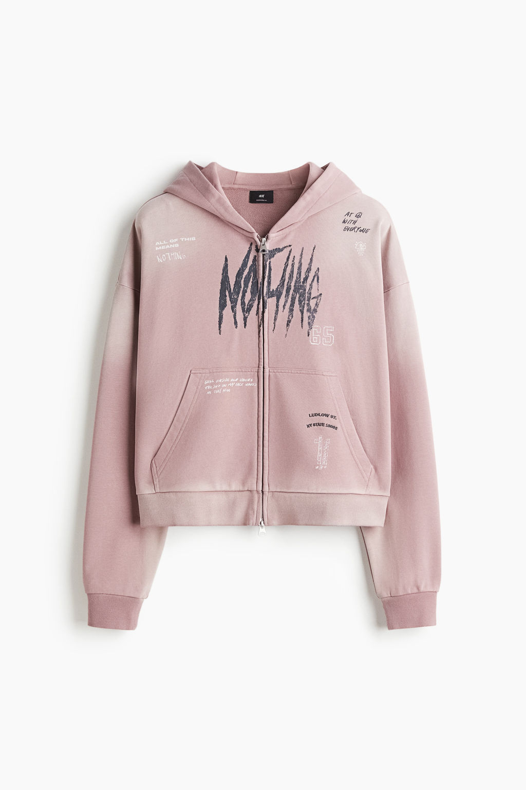 Chaqueta sudadera con cremallera Oversized Fit