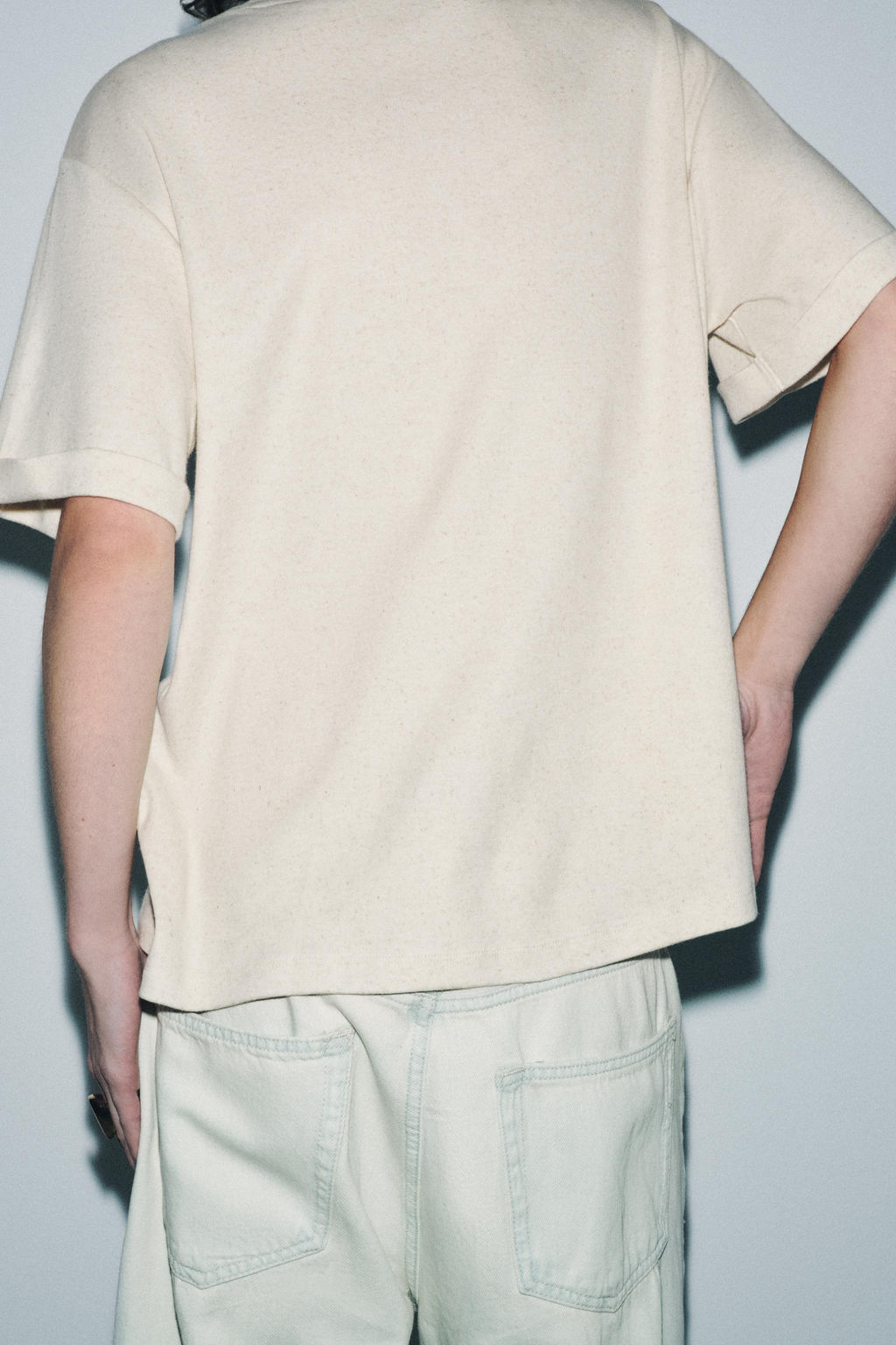FLOWING SHORT SLEEVE T-SHIRT - Zara фото 2