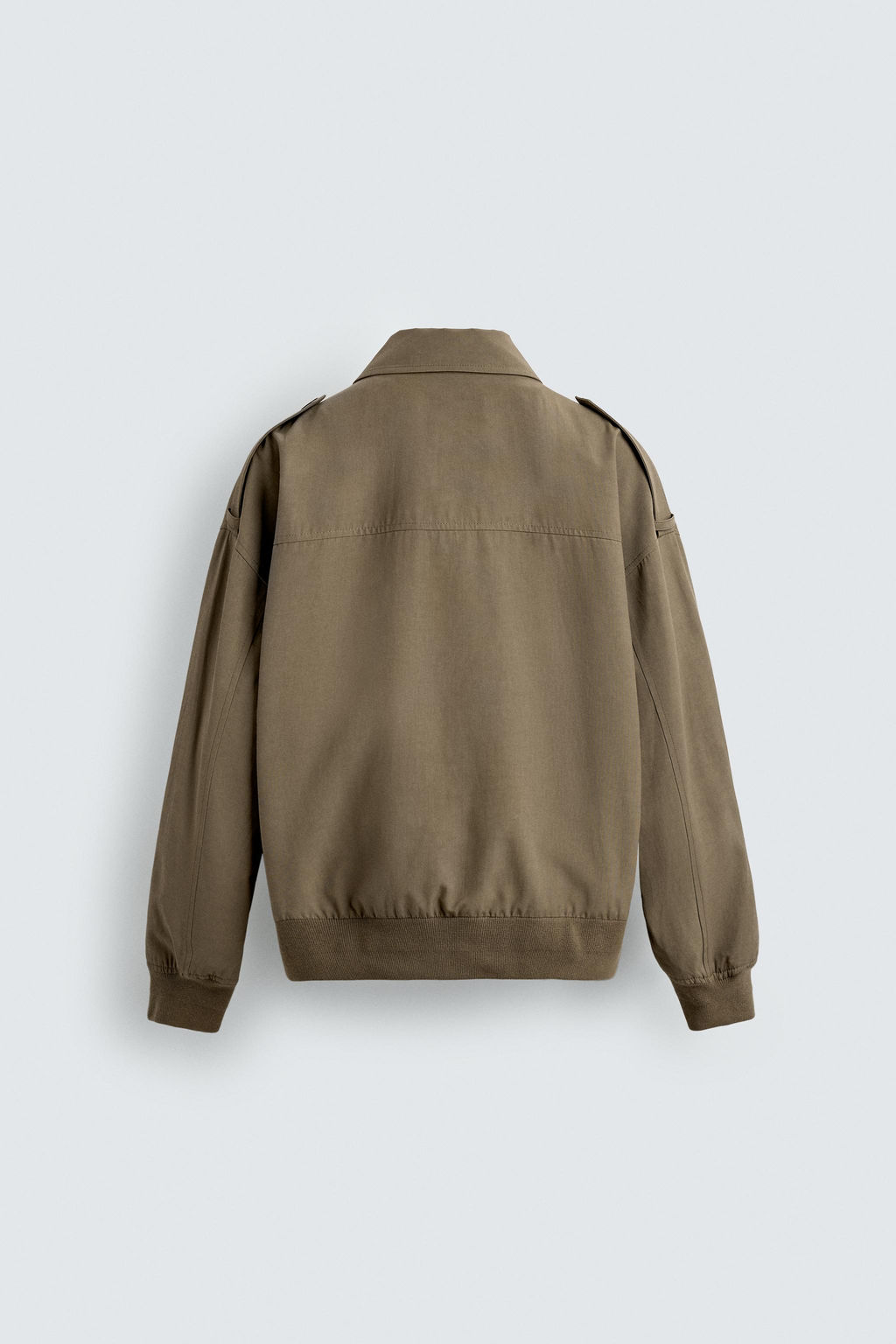 LIMITED EDITION VISCOSE-COTTON RELAXED FIT JACKET - Zara фото 9