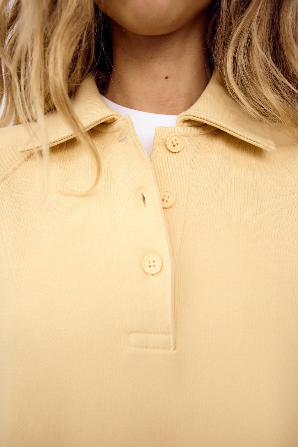 PLUSH POLO SWEATSHIRT - Zara фото 3