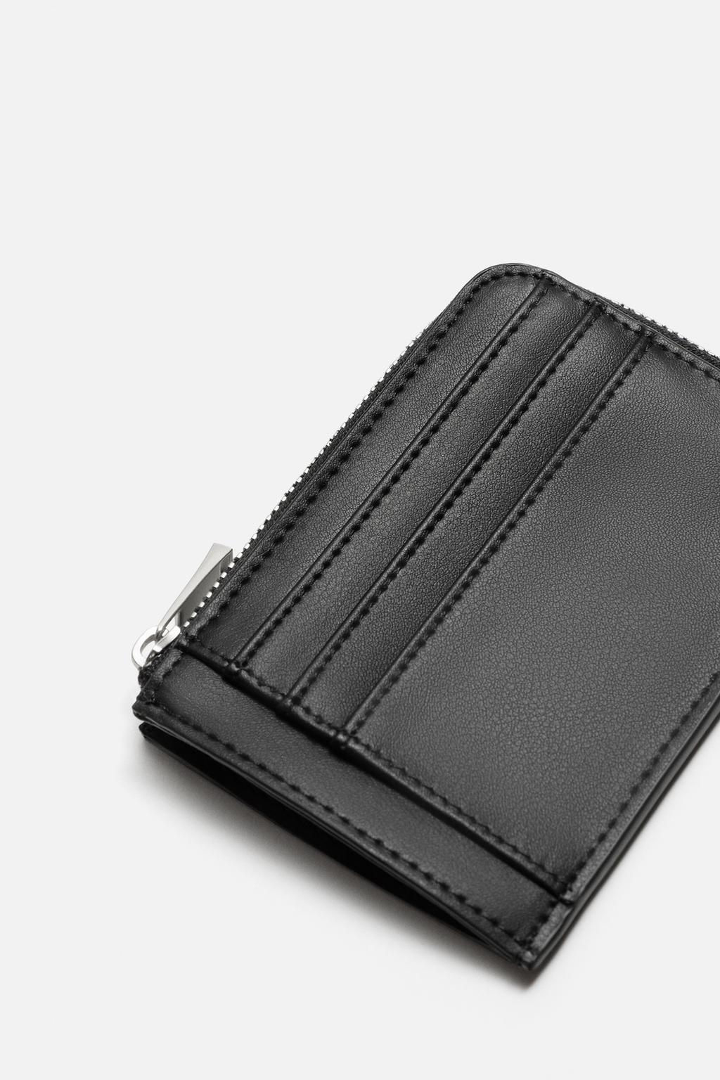 PLAIN CARD HOLDER PURSE - Zara фото 4