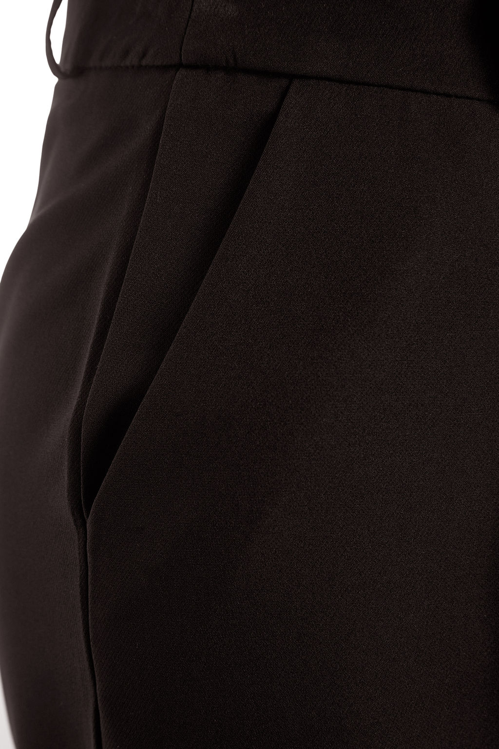 TRENDYOLMILLA Siyah Kemer Detayl? Wide Leg/Genis Paca Dokuma Pantolon TWOAW24PL00341  фото 23