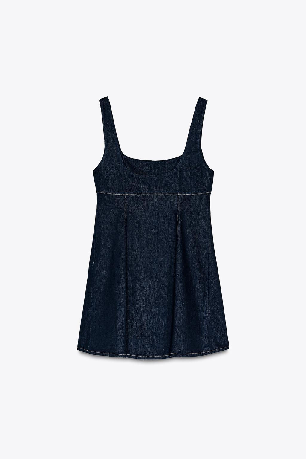 TRF DENIM DRESS - Zara фото 7