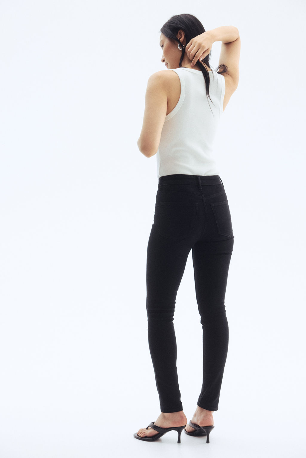 Skinny High Waist Jeans - H&m фото 11