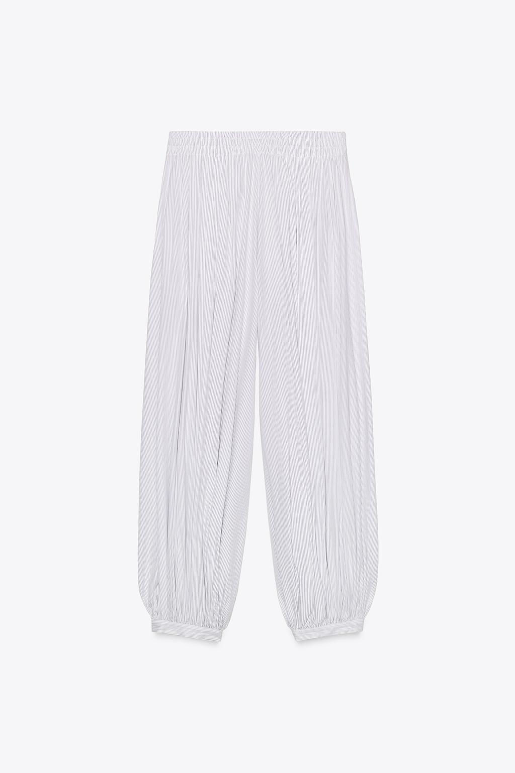 ZW COLLECTION STRIPED BALLOON TROUSERS - Zara фото 4