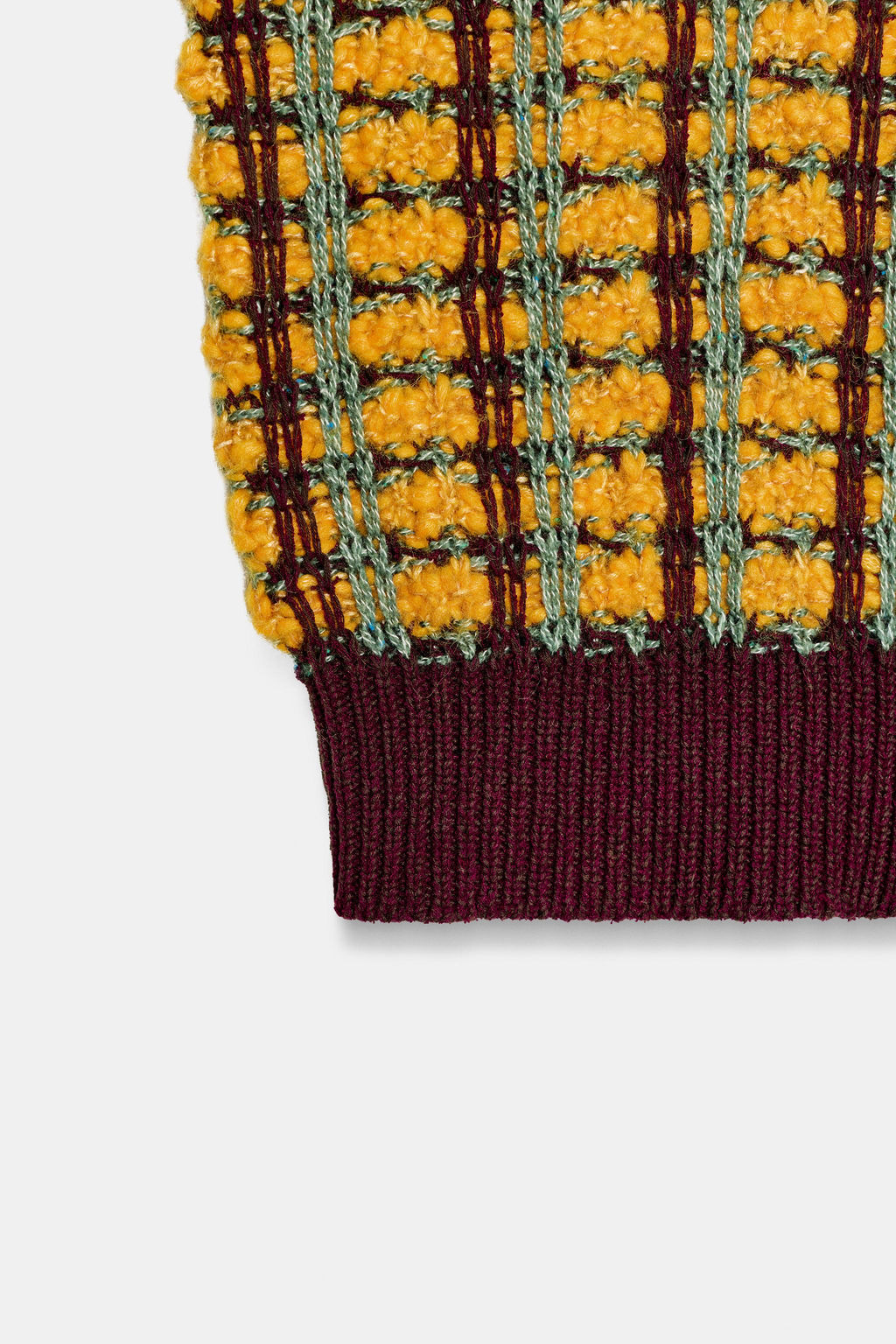 TEXTURED KNIT WAISTCOAT - Zara фото 5