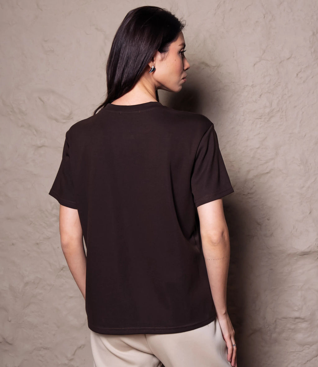 Футболка #КТ6025 (4), шоколадный - Dommod фото 3