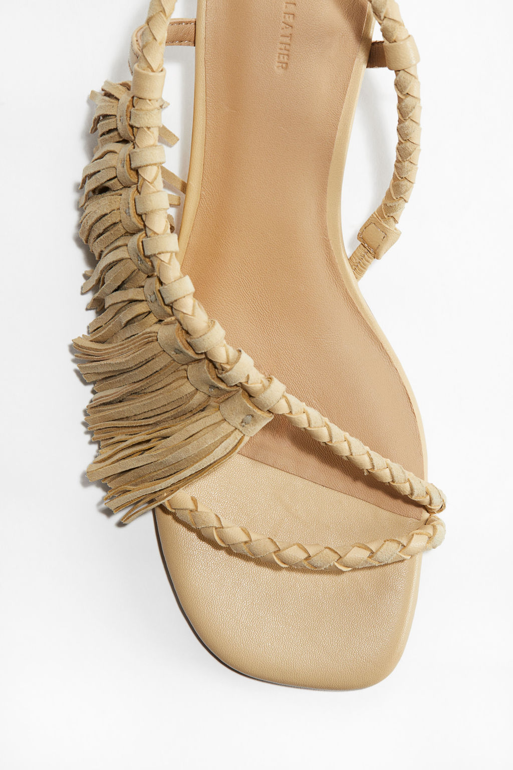 Sandalias de tac?n con flecos - H&m фото 2