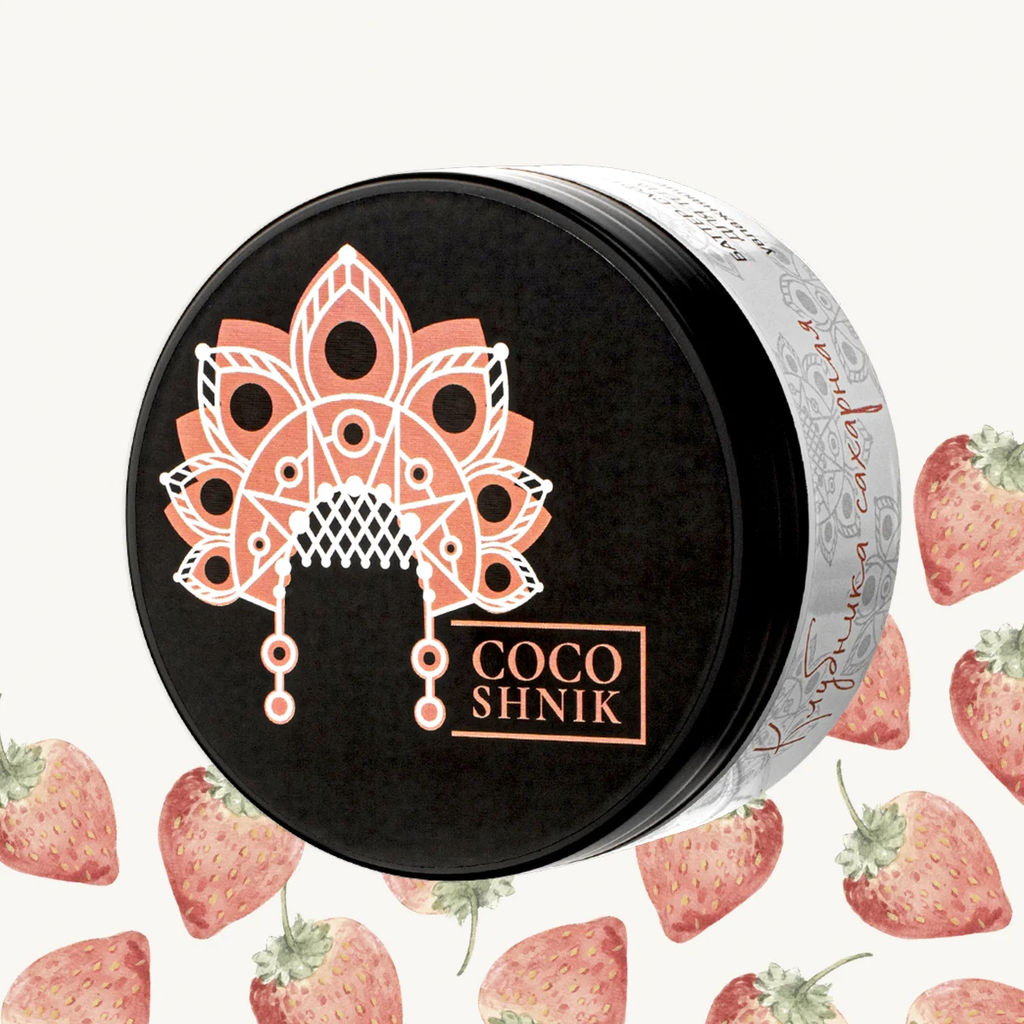 Баттер-суфле для тела увлажняющее Клубника сахарная - Mama Varit фото 2