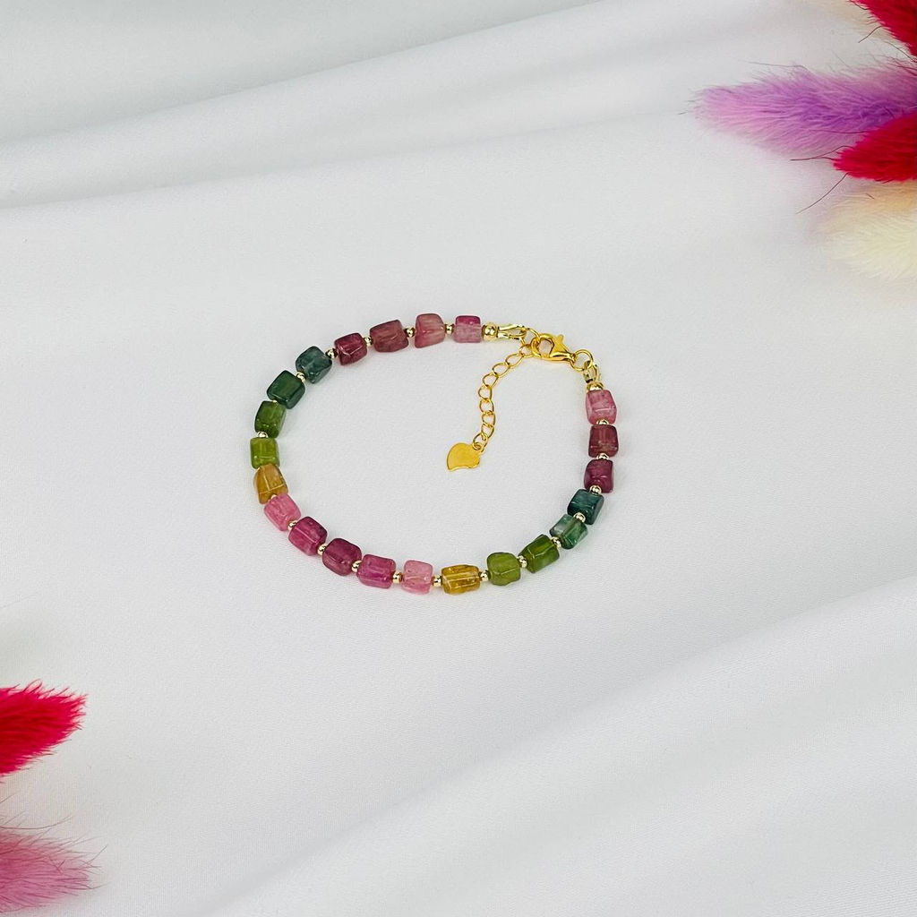 Браслет из Турмалина микс 17 см +