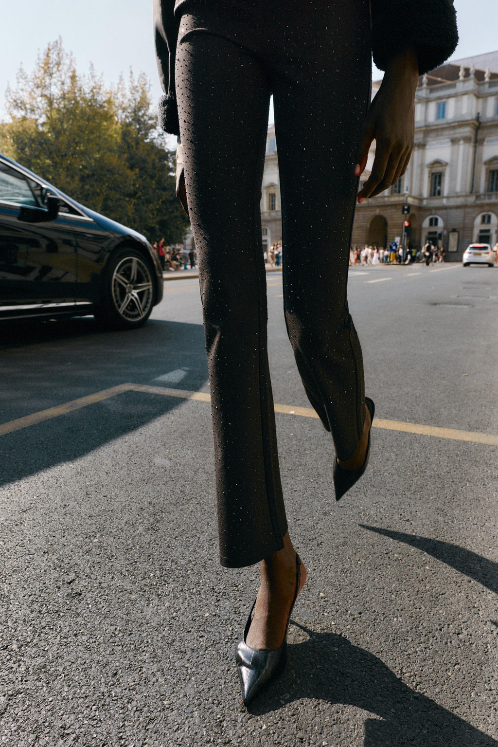 FLARED SHIMMER LEGGINGS - Zara фото 2