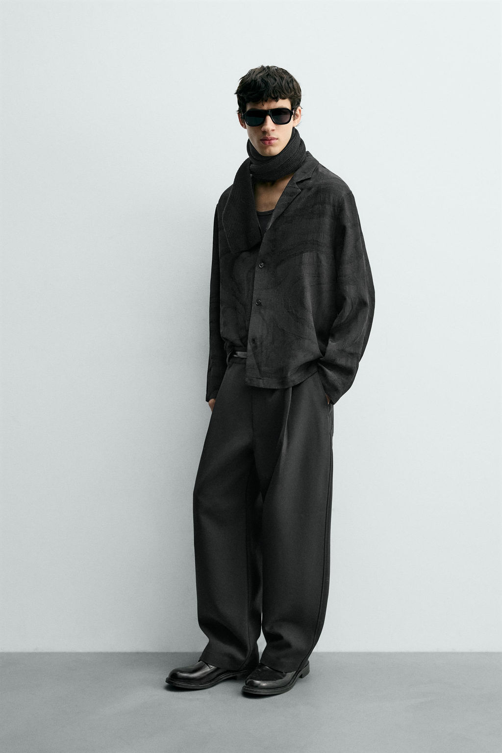 FLOWING JACQUARD SHIRT - Zara фото 4