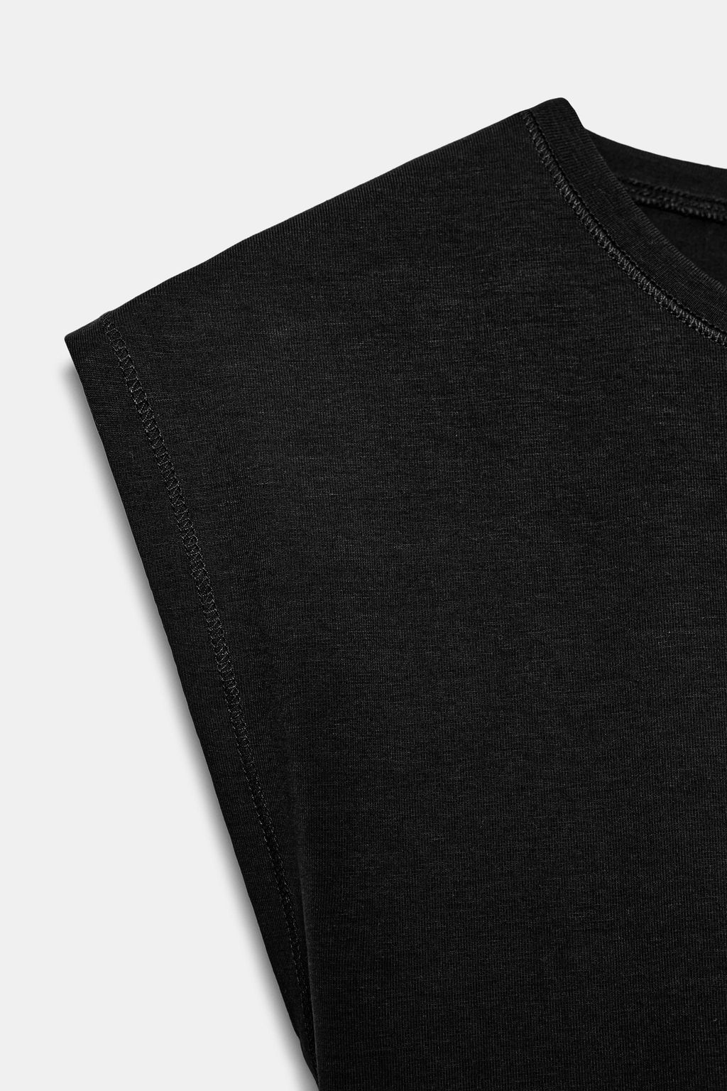 CAMISETA CON ALGOD?N / Negro - Zara фото 6