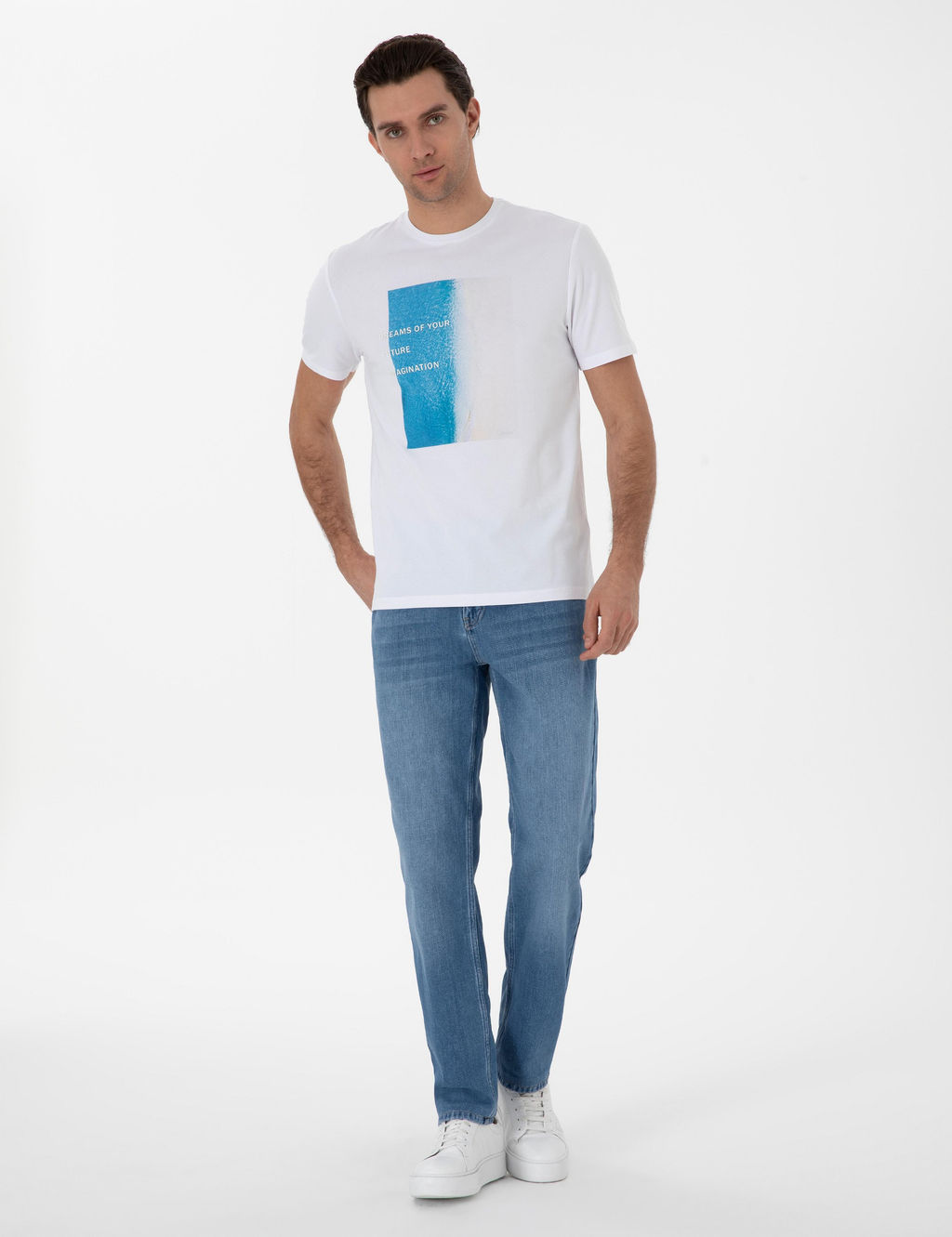 Mavi Rahat Kesim Jean Pantolon - Cacharel фото 3