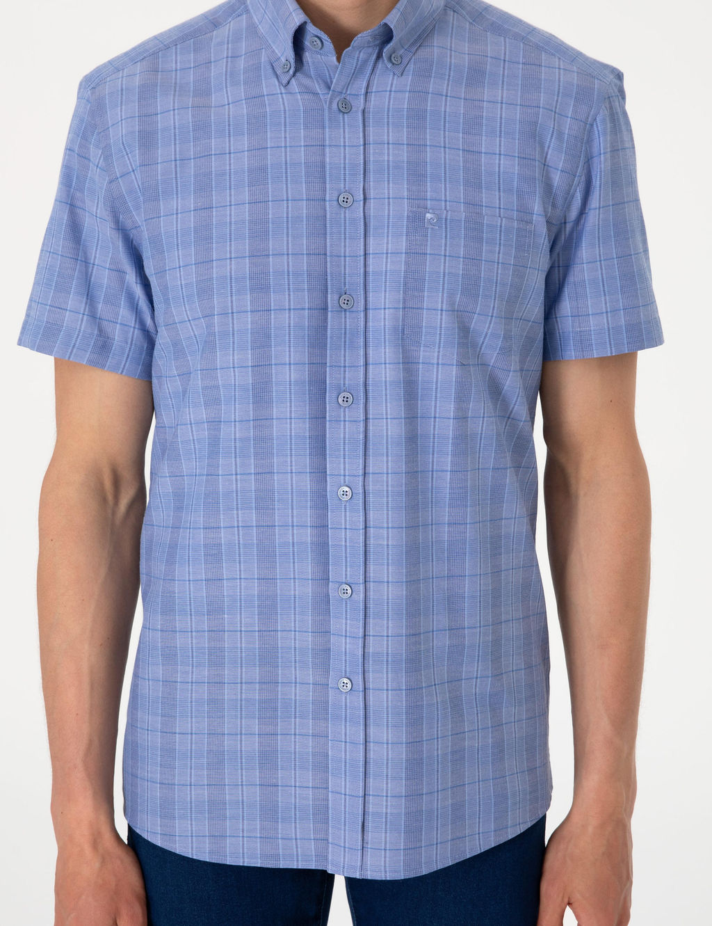 Mavi Regular Fit Kareli K_sa Kollu G_mlek - Pierre cardin фото 6