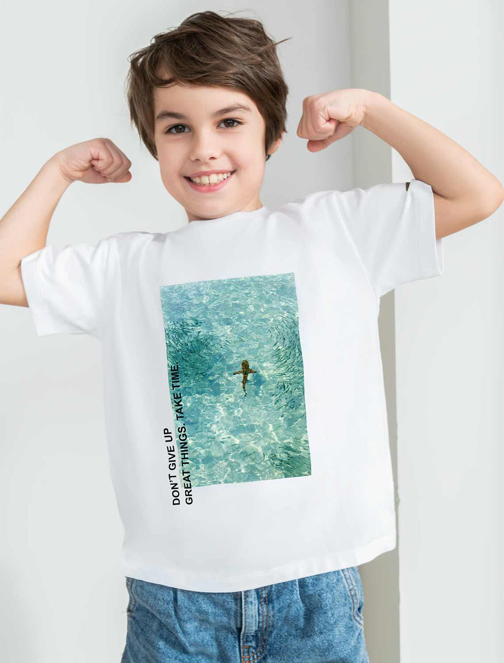 VILATTE / Футболка для мальчика с авторским принтом  фото 2