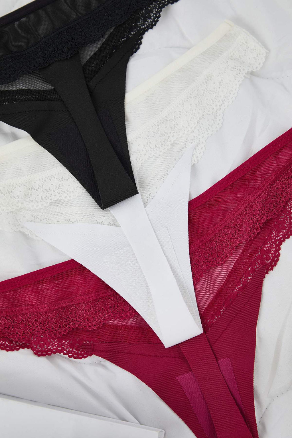 Cok Renkli 3lu Tul Bask?l? Tanga Kulot THMAW26KU00040 - Trendyolmilla фото 2