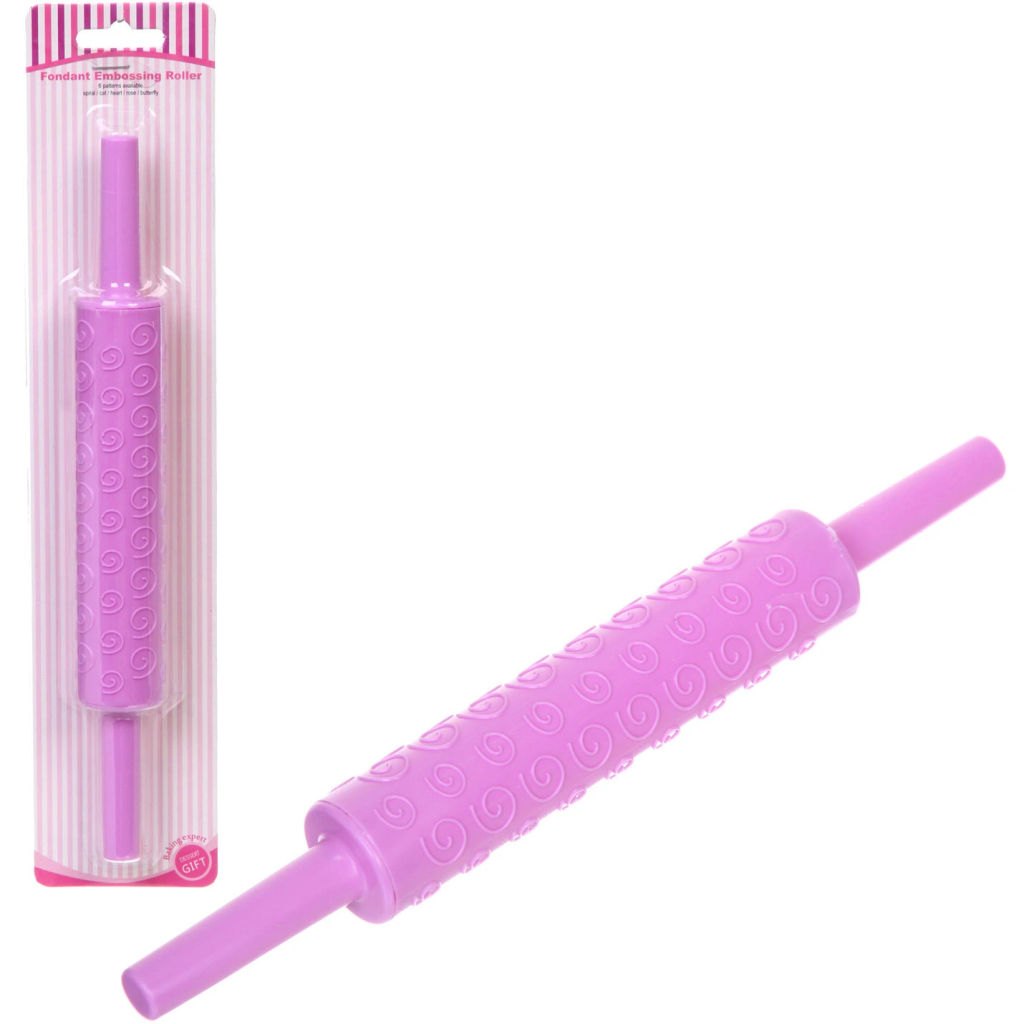 Цена за 3 шт. Скалка пластмассовая фигурная "Кружочки" 25*3см