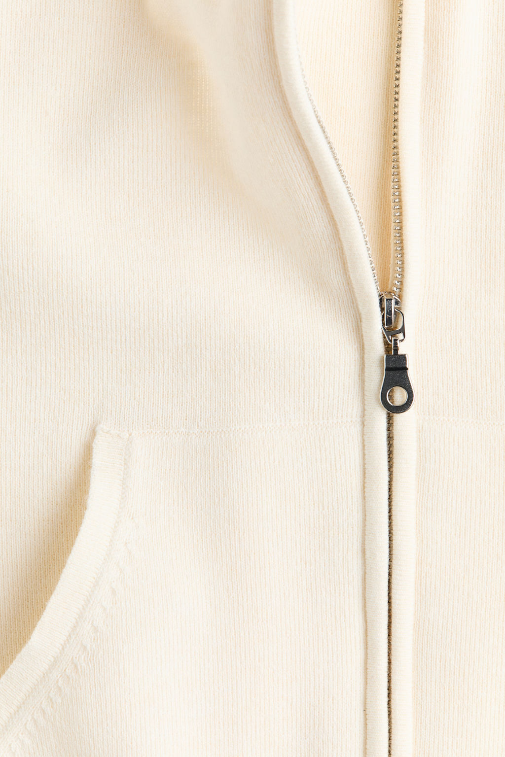Chaqueta en punto fino con capucha y cremallera - H&m фото 4