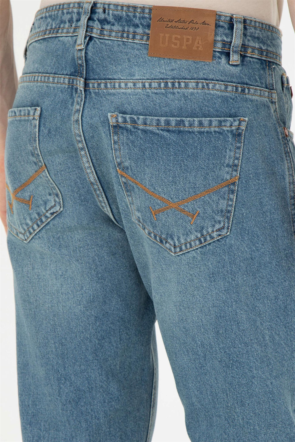 U. S. Polo Assn / Мужские синие джинсовые брюки - U.s. polo assn фото 7