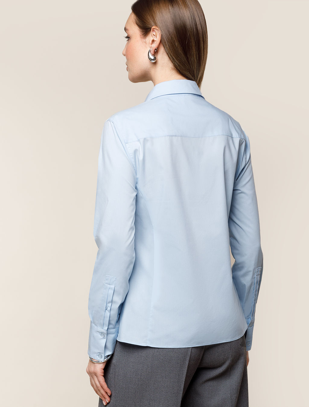 D29.245 Блузка женская голубой