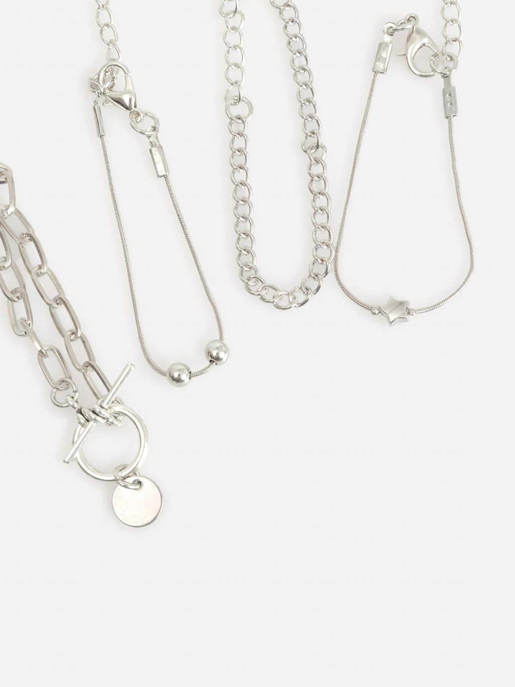 ACOOLA / Набор из 4 браслетов дет. Fossi серебристый фото 2