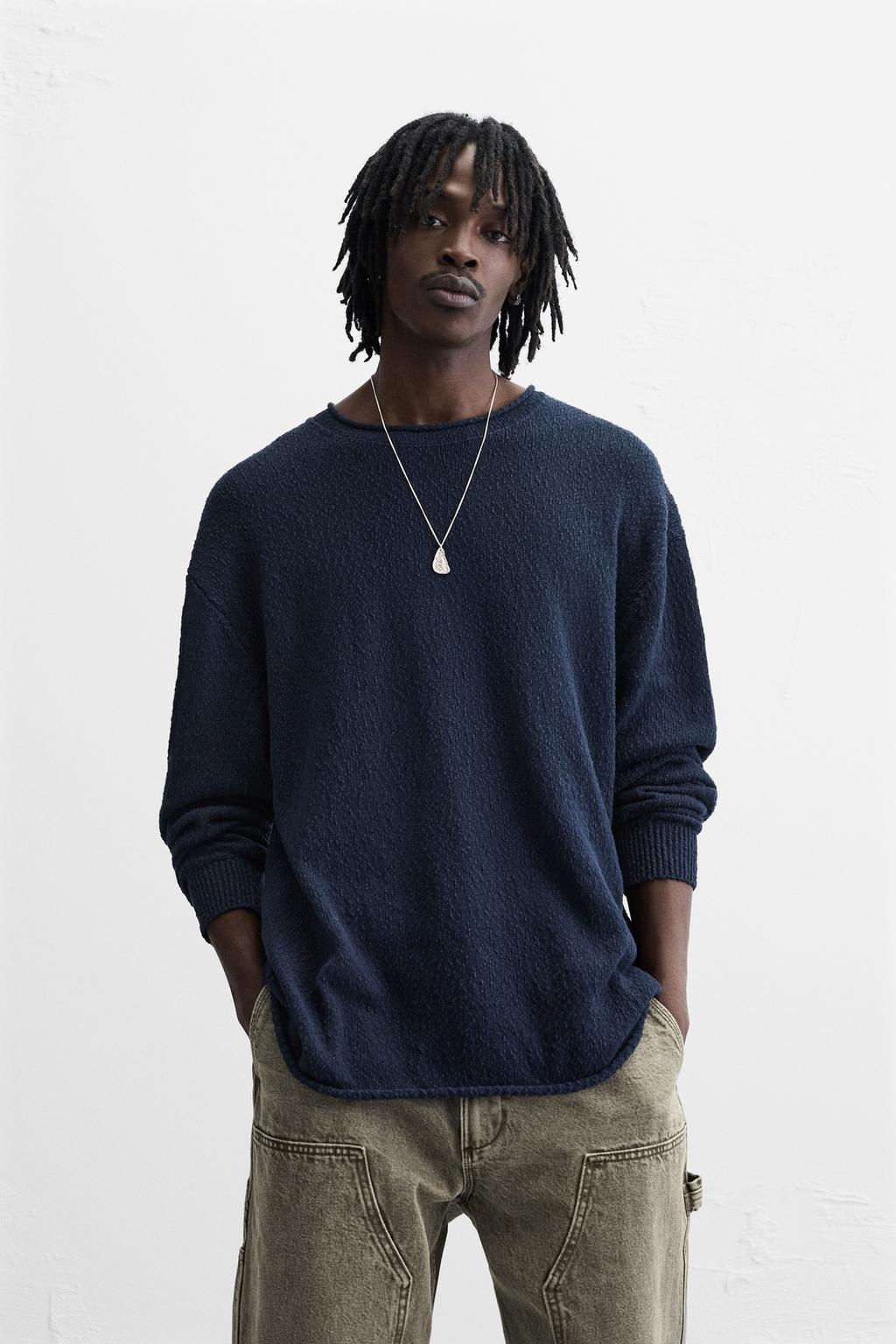 TEXTURED STRUCTURAL SWEATER - Zara фото 2
