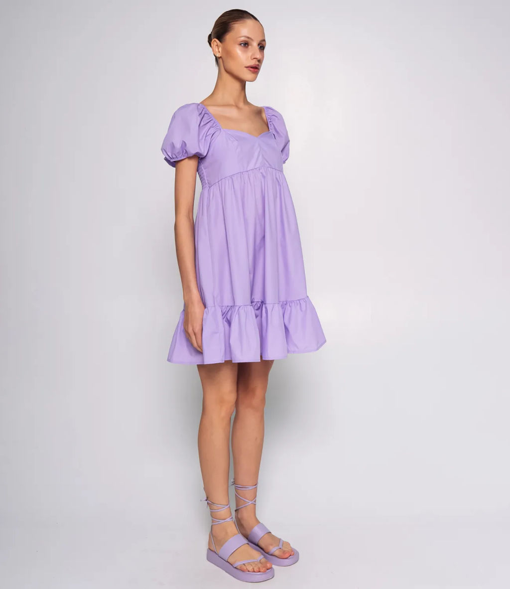 Платье #ОКТ085004, сиреневый - Dommod фото 3