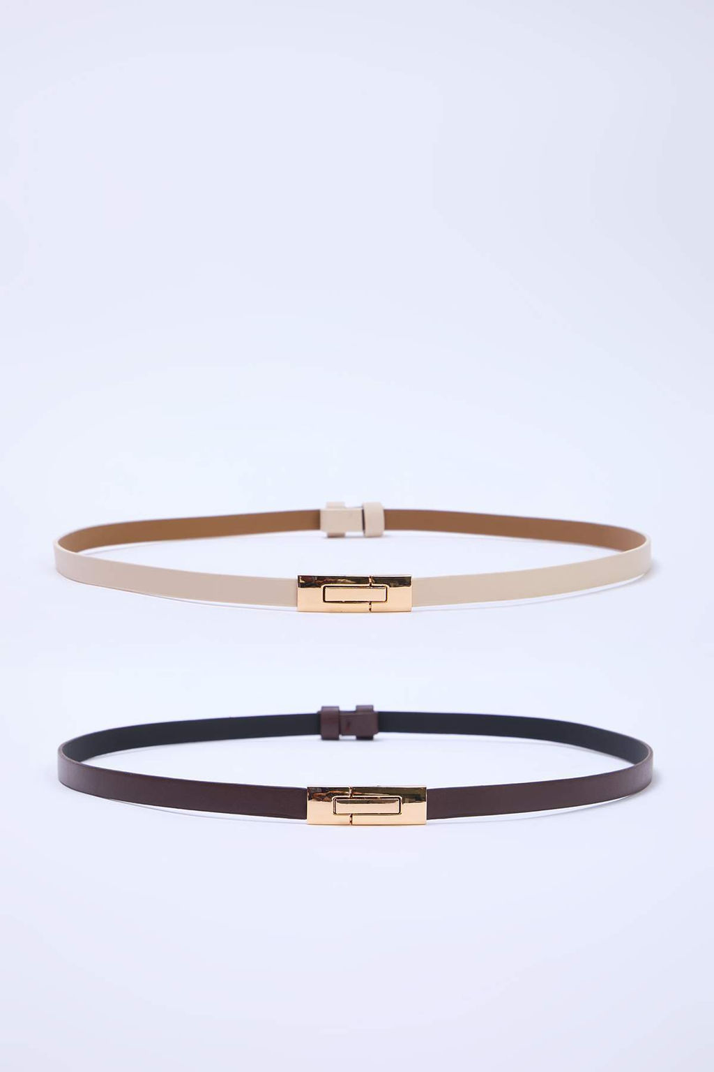 Siyah-Bordo 2li Paket Deri Gorunumlu Kemer TWOAW26KE00003 - Trendyolmilla фото 6