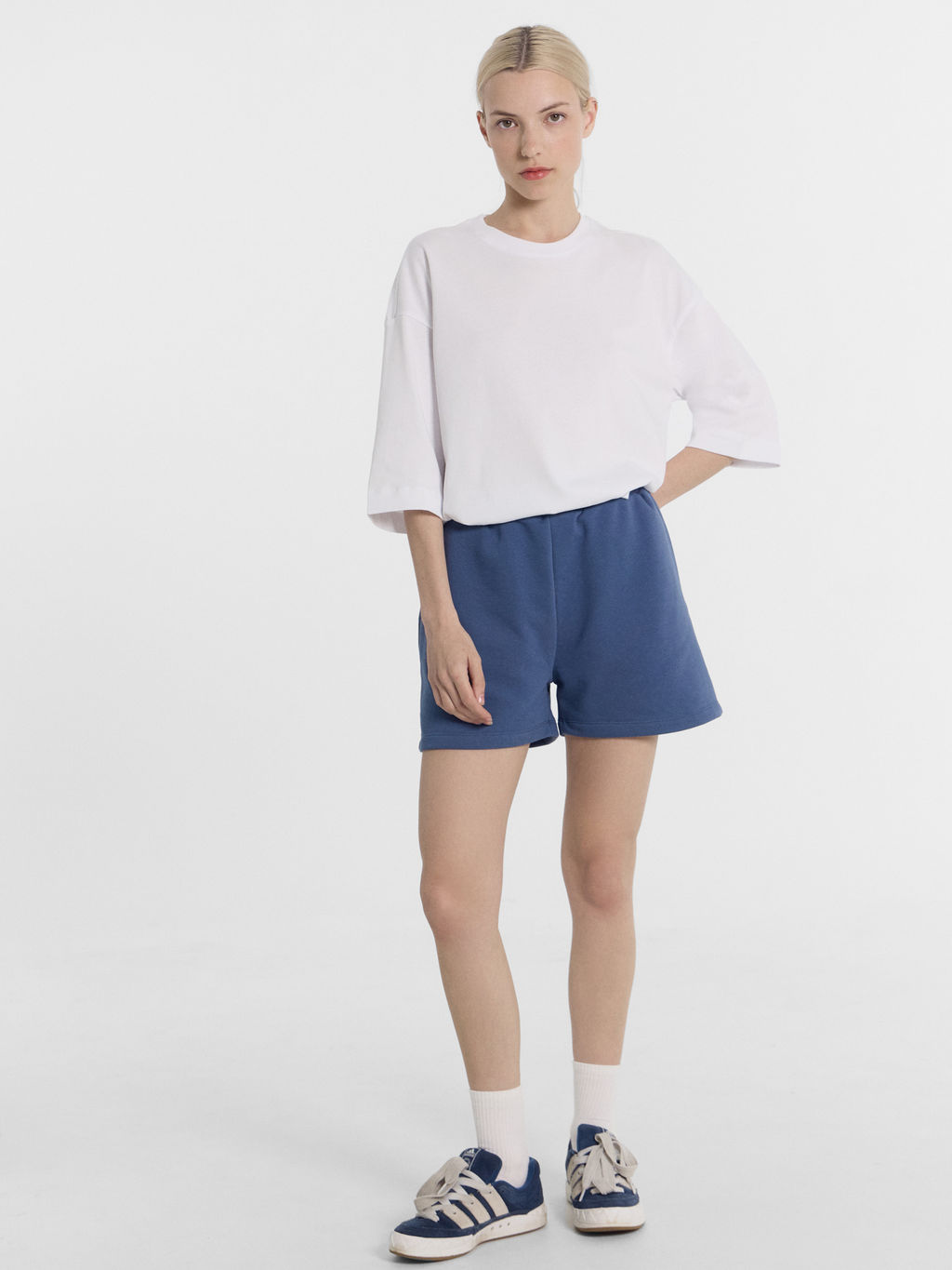 Шорты женские синие деним1 332311