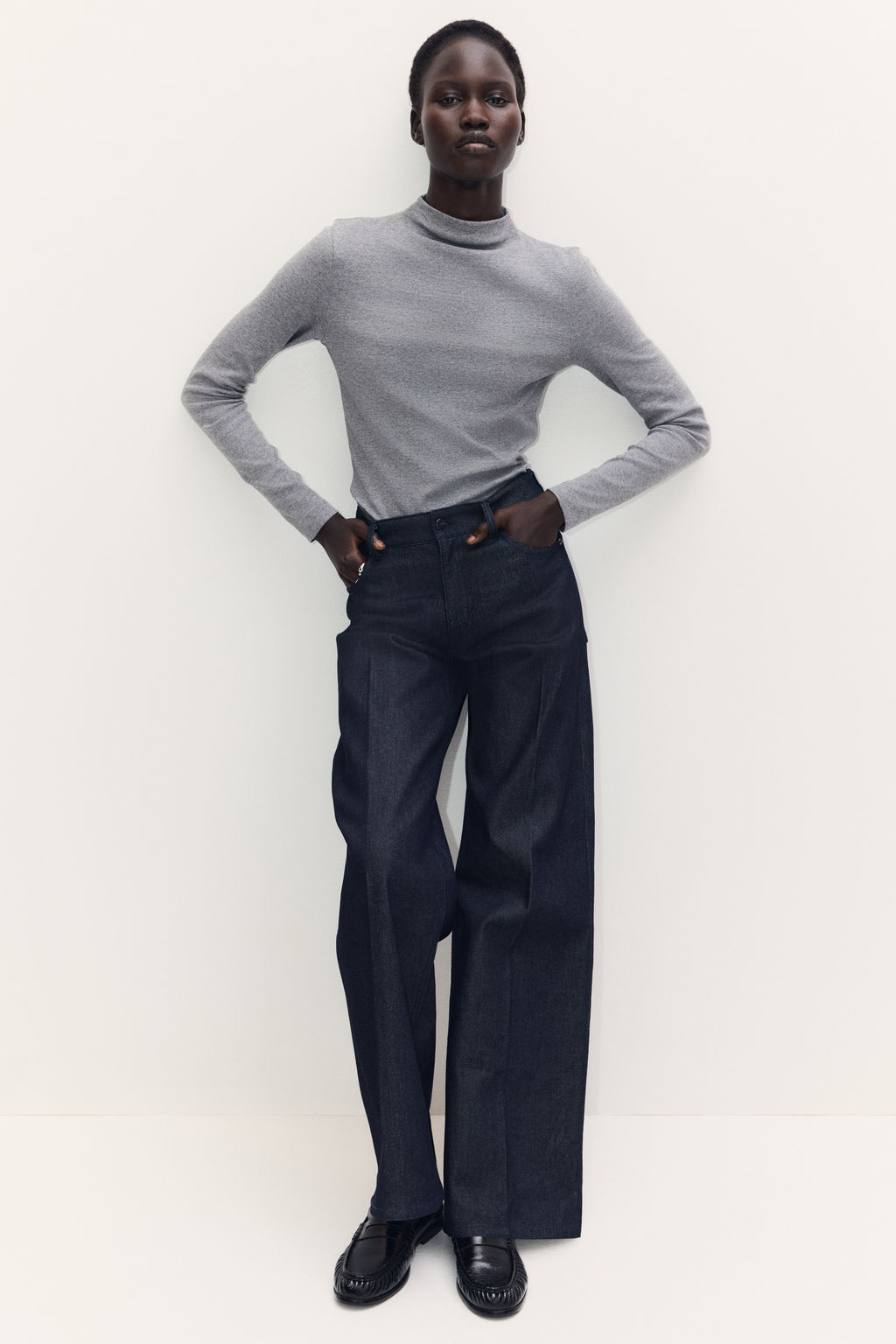 Top con cuello perkins - H&m фото 2