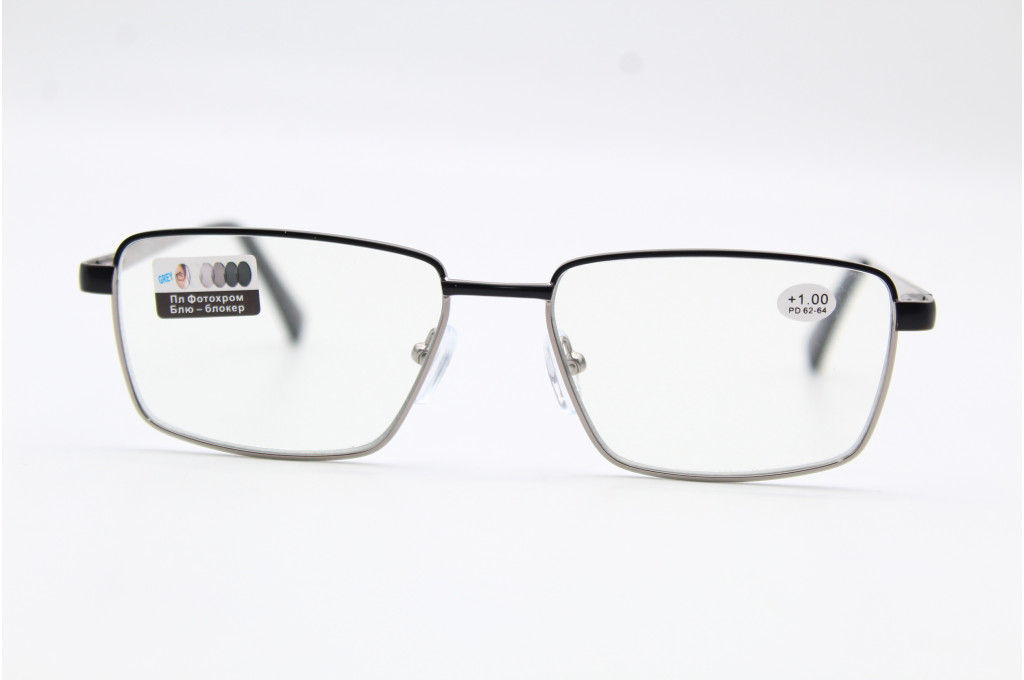Готовые очки GLODIATR 2550 55-16-145 (фотохром+блюблокер)