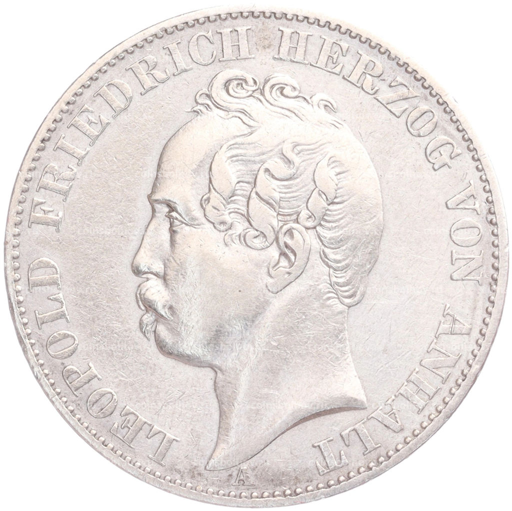 1 союзный талер 1869 года A Ангальт-Дессау