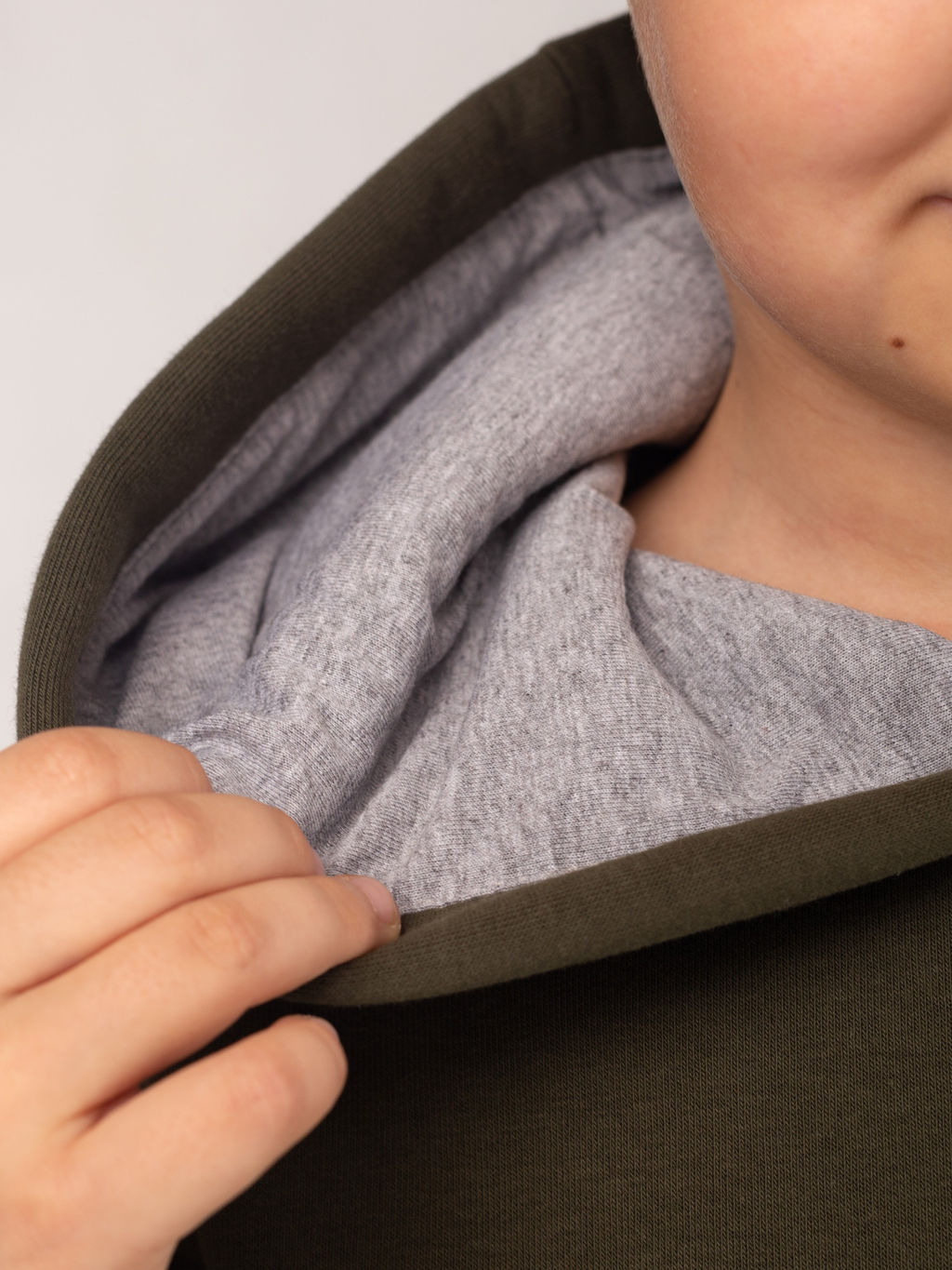 Костюм детский футер 3-х нитка начес пенье Бейби стайл ХАКИ 3 - Домтрик фото 4