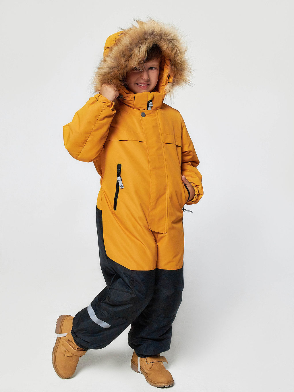 Комбинезон детский 22797-392 горчичный