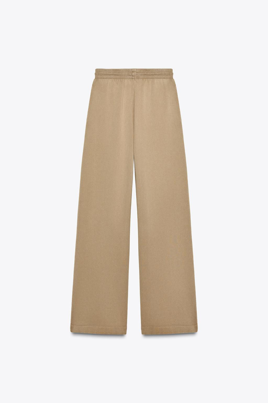 FADED WIDE-LEG TROUSERS - Zara фото 15
