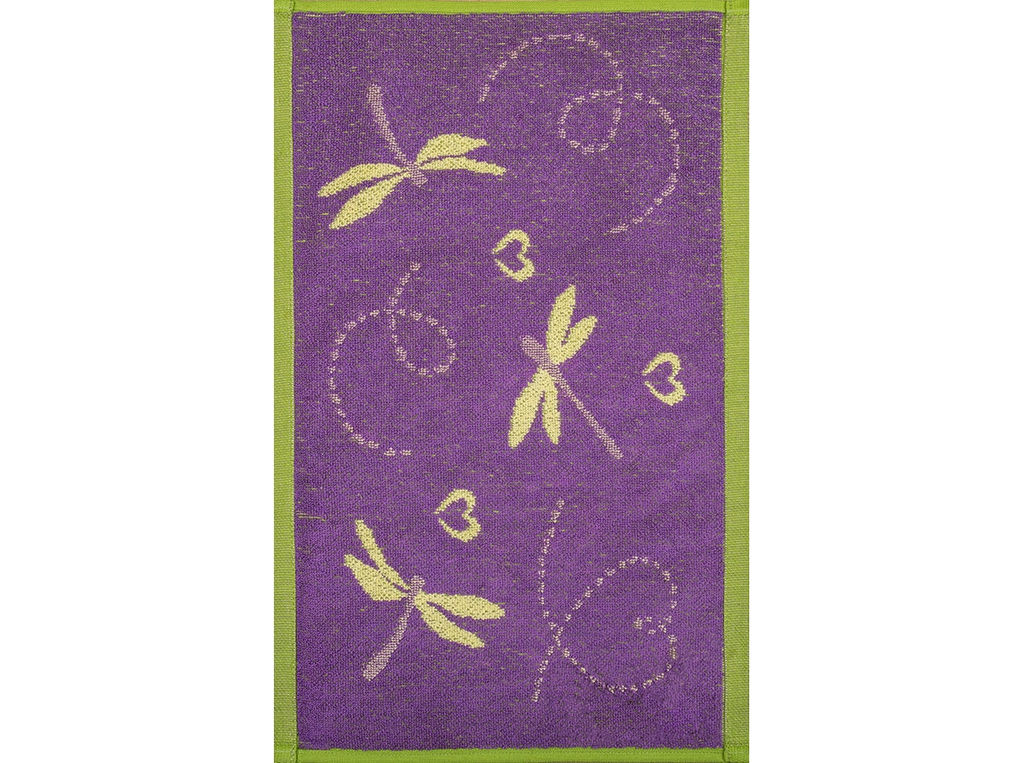 Полотенце махровое 1с105.413ж1 Мотыльки(3-сирень4) 50х30 см