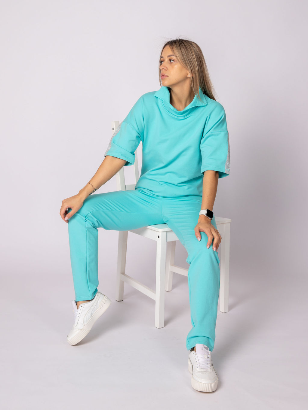 Женский Спортивный костюм ЛЕЙЛА, бирюза от Спортсоло