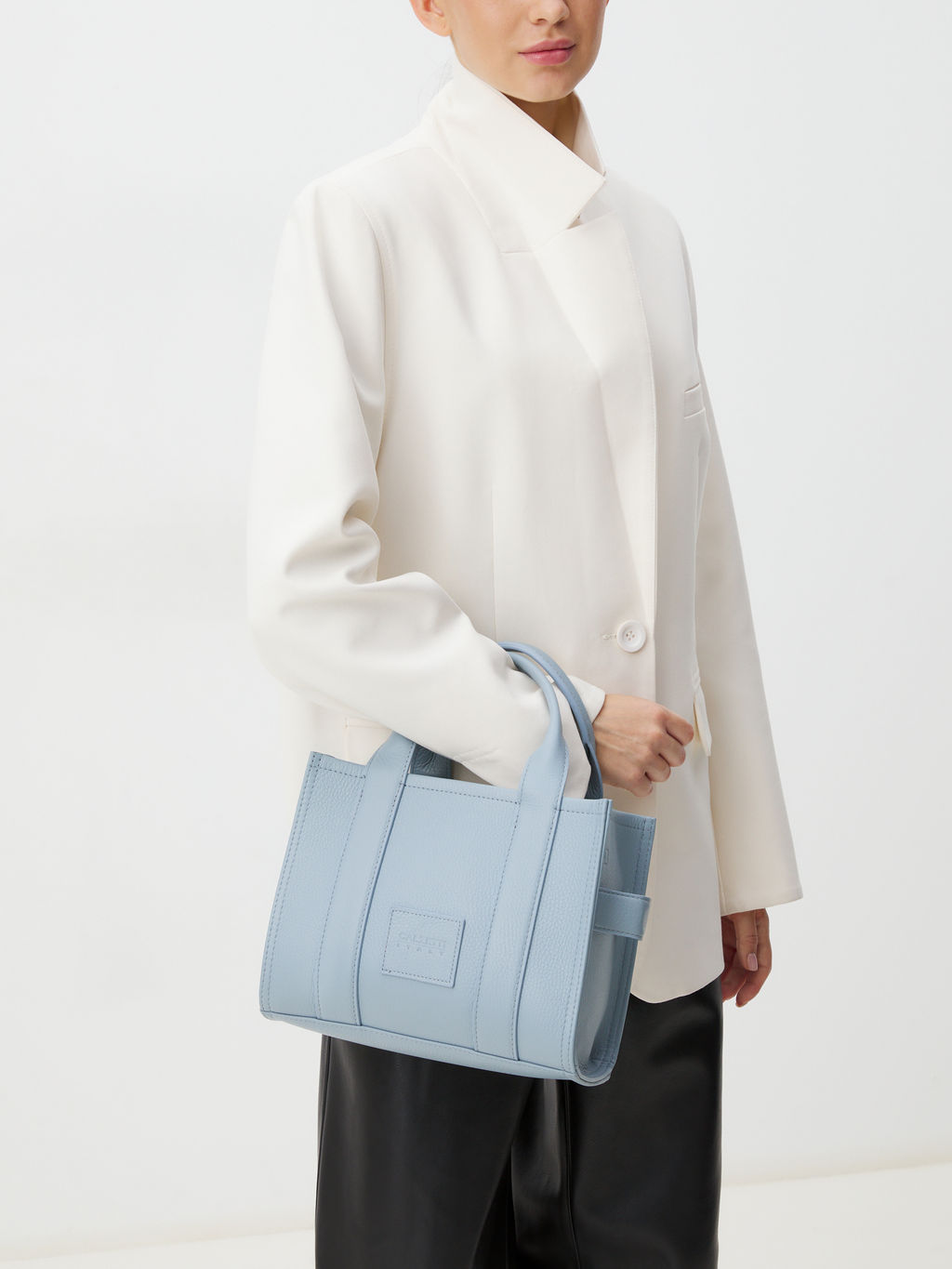 Женский тоут CALZETTI CLER MINI Артикул 3954211, серо-голубой  фото 2